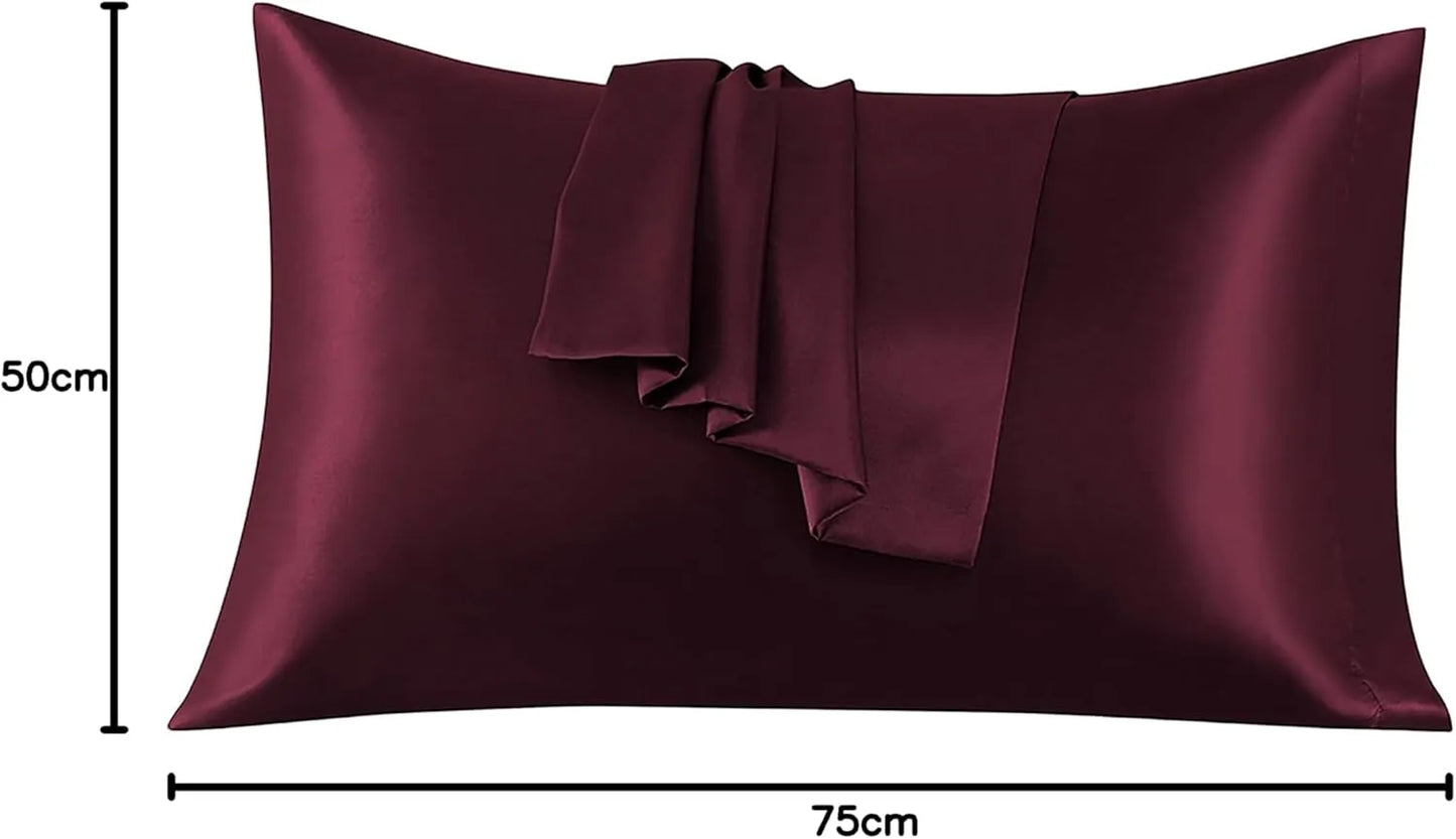 1 Lenzuolo + Kit 2 Federe ( Bordeaux) — Premium Extra plus