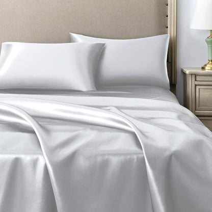 1 Lenzuolo + Kit 2 Federe  ( grigio chiaro ) — Premium Extra plus