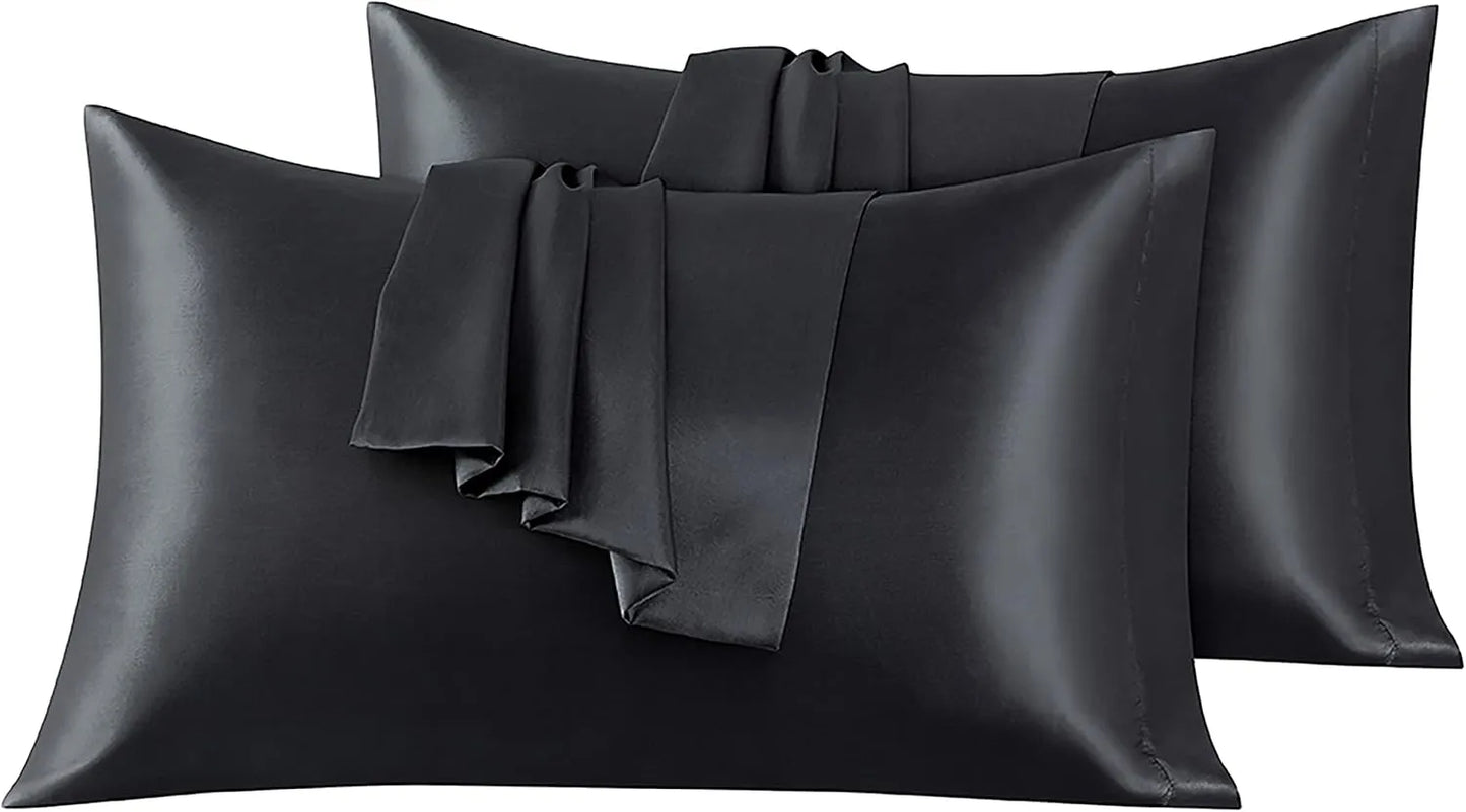 1 Lenzuolo + Kit 2 Federe ( nero ) — Premium Extra plus