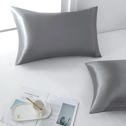 1 Lenzuolo + Kit 2 Federe  ( grigio ) — Premium Extra plus