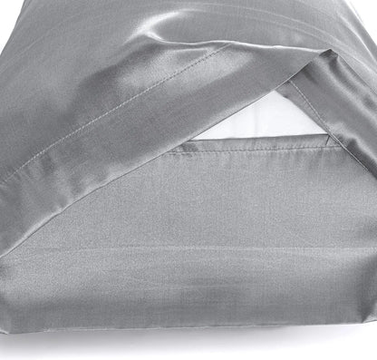 1 Lenzuolo + Kit 2 Federe  ( grigio ) — Premium Extra plus